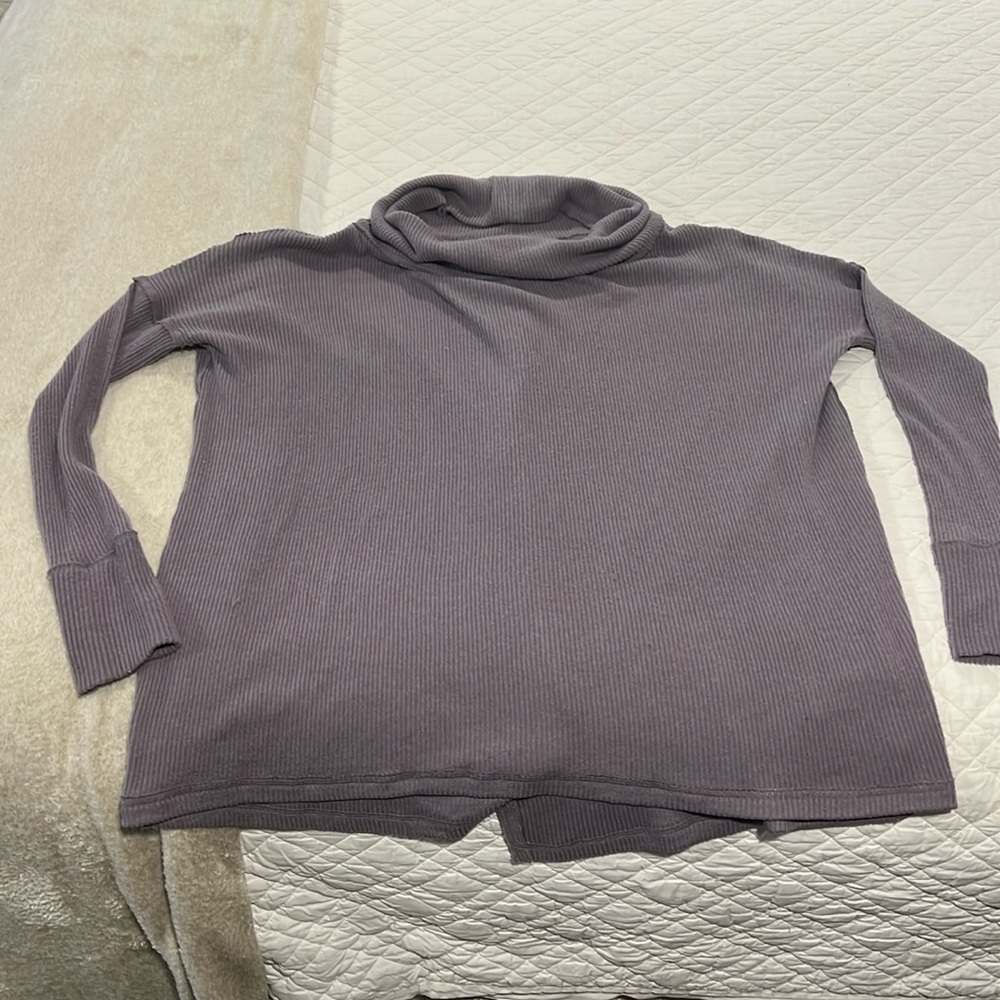 EUC Free People Juicy Cowl Neck Thermal Sweater - sz S